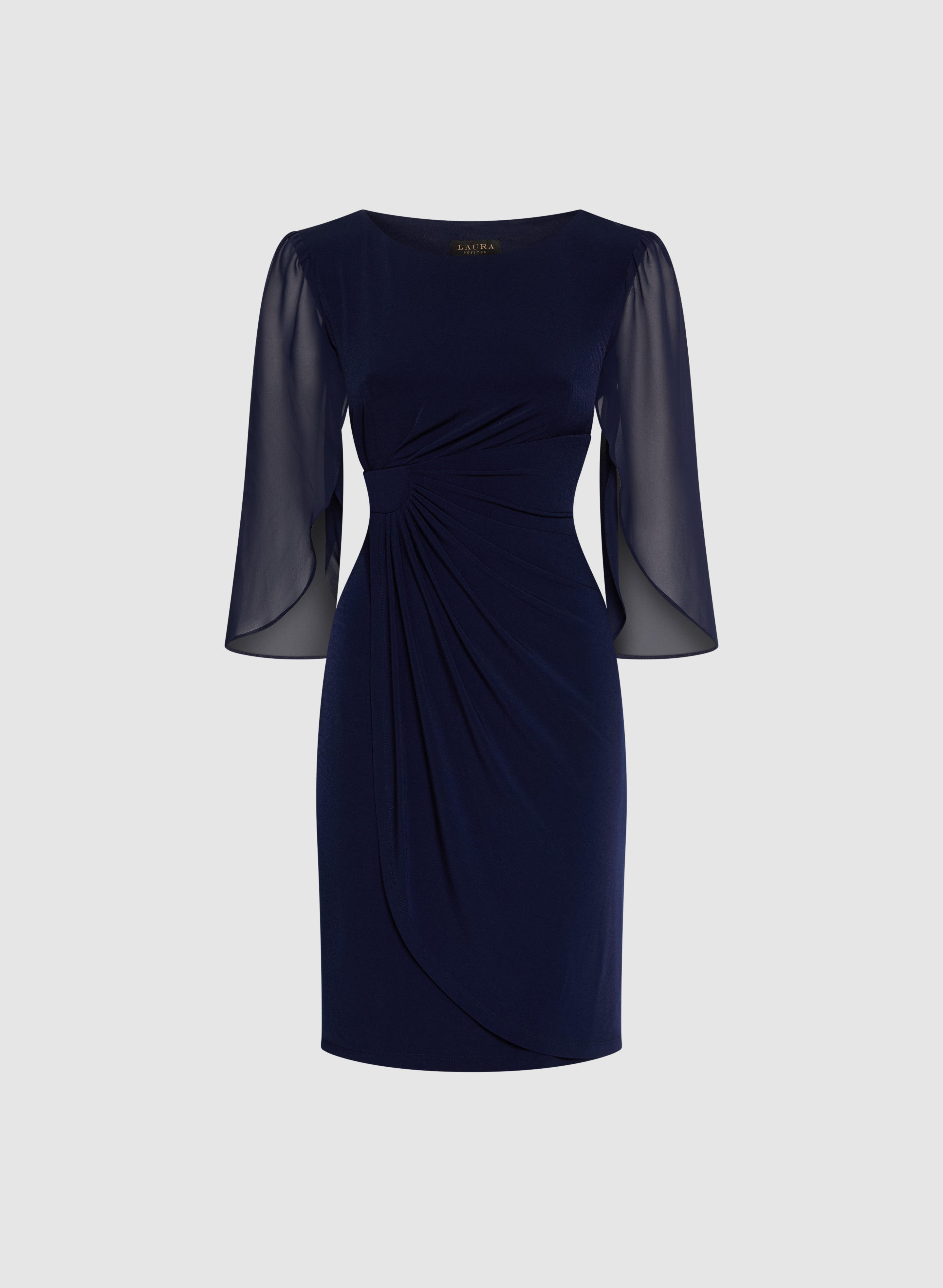 Elegant Chiffon Sleeve Dress for Women - Flowy Summer Party & Wedding Guest Dress - Perfect for Beach Vacations, Date Nights & Special Occasions