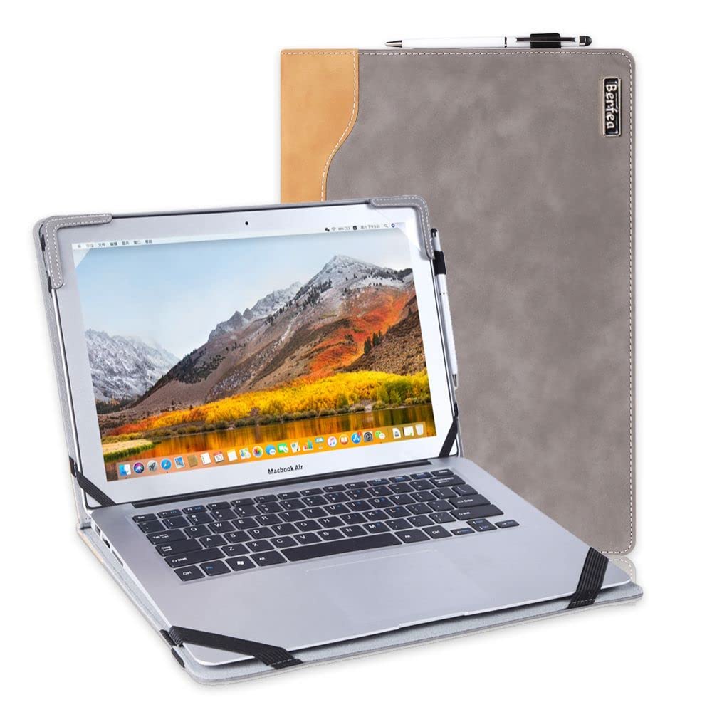 Berfea Hard Protective Laptop Case for Acer Aspire 5 A514-54 14 Inch - Durable Shell Cover with Business Notebook Sleeve | Perfect for Office, School & Travel Protection