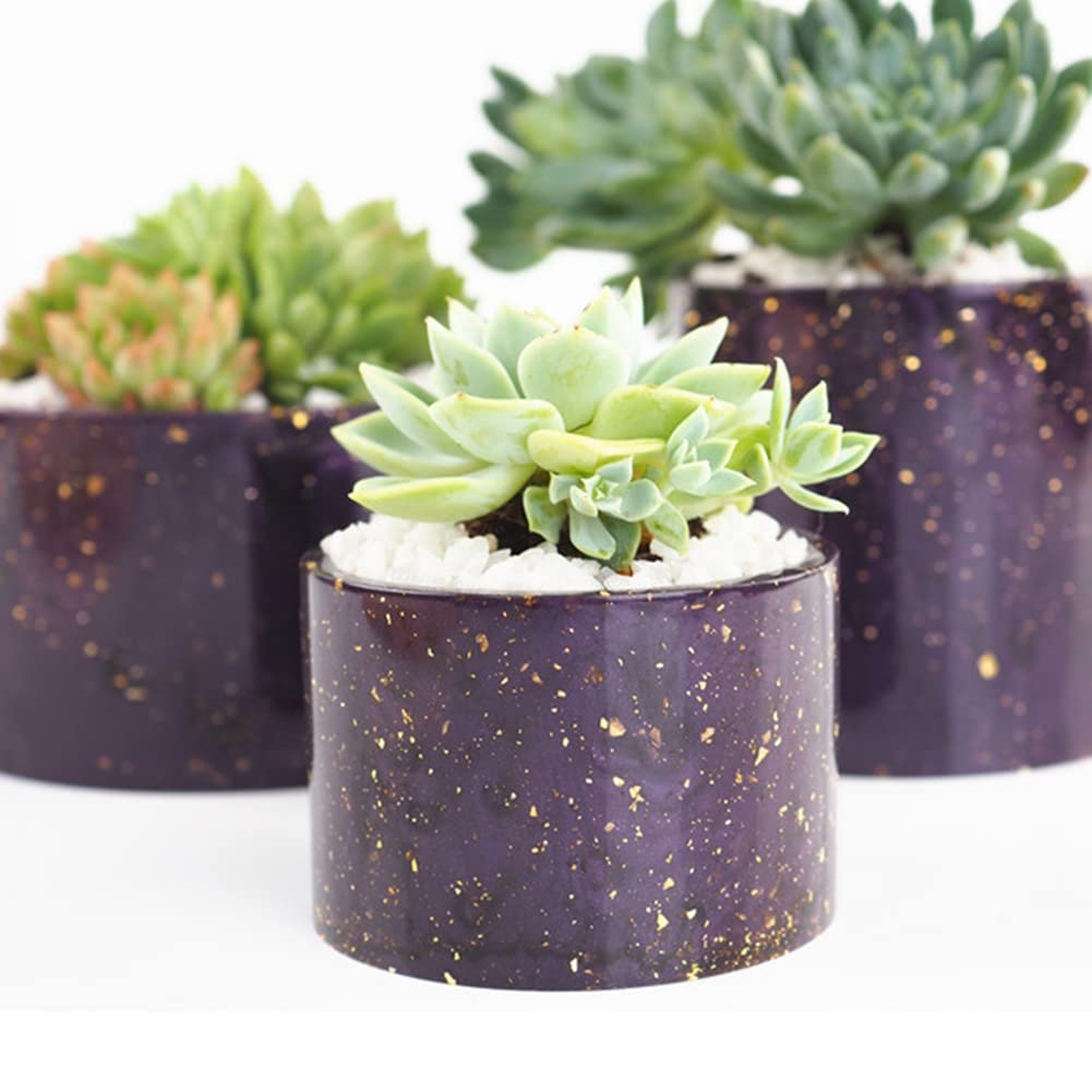 1pc DIY Cylinder Resin Plant Mold - Silicone Flower Pot & Planter Mold for Succulents, Herbs, Pen Holder - Perfect for Home Decor, Craft Projects & DIY Gifts