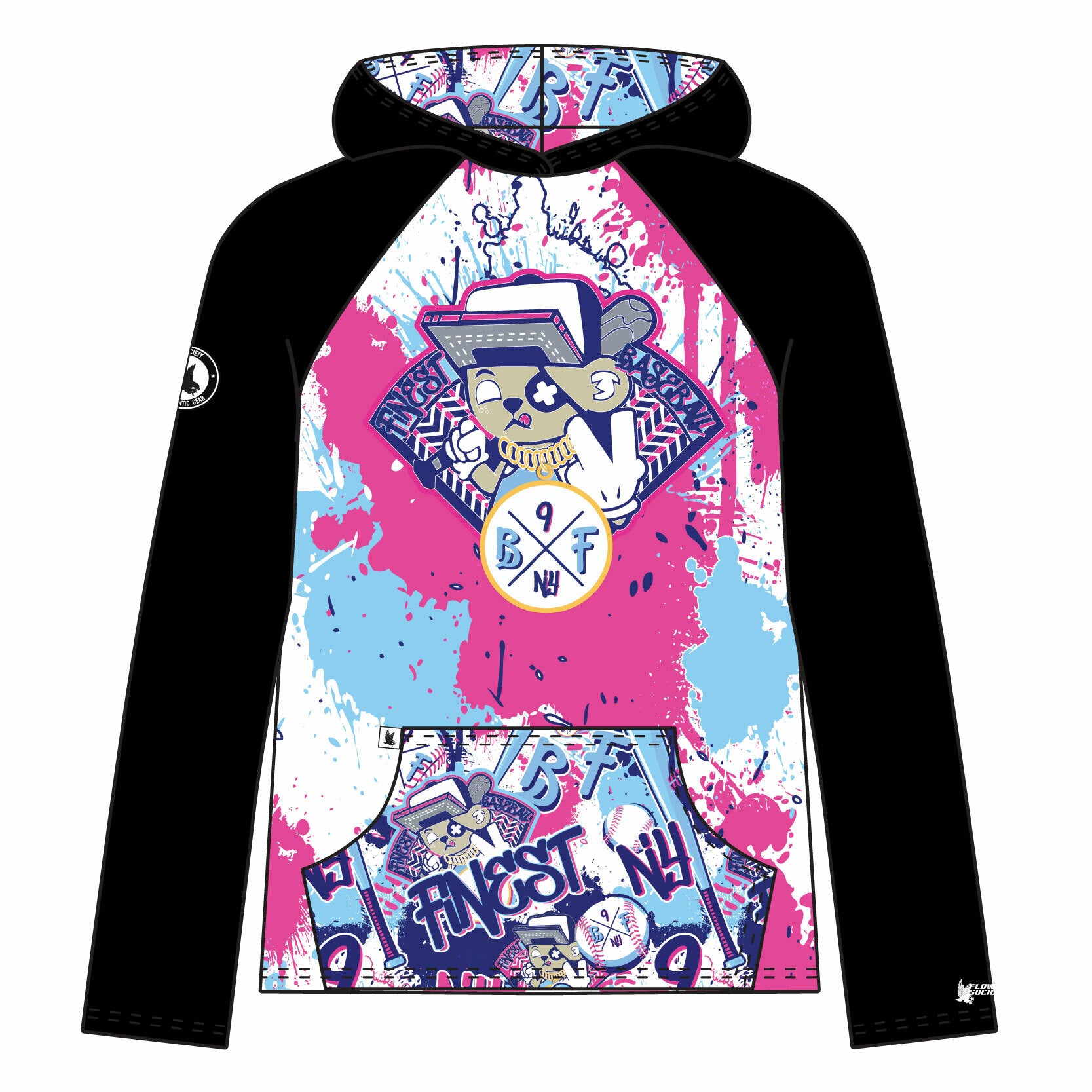 Premium NY Baseball Hoodie for Youth & Adults - Cozy & Stylish for Games, Casual Wear & Outdoor Activities