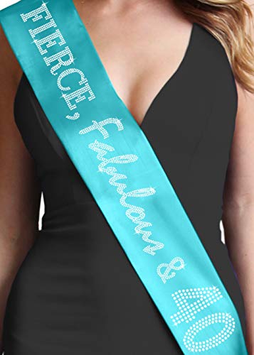 Turquoise (Fierce Fabulous & 40 - Rhinestone)