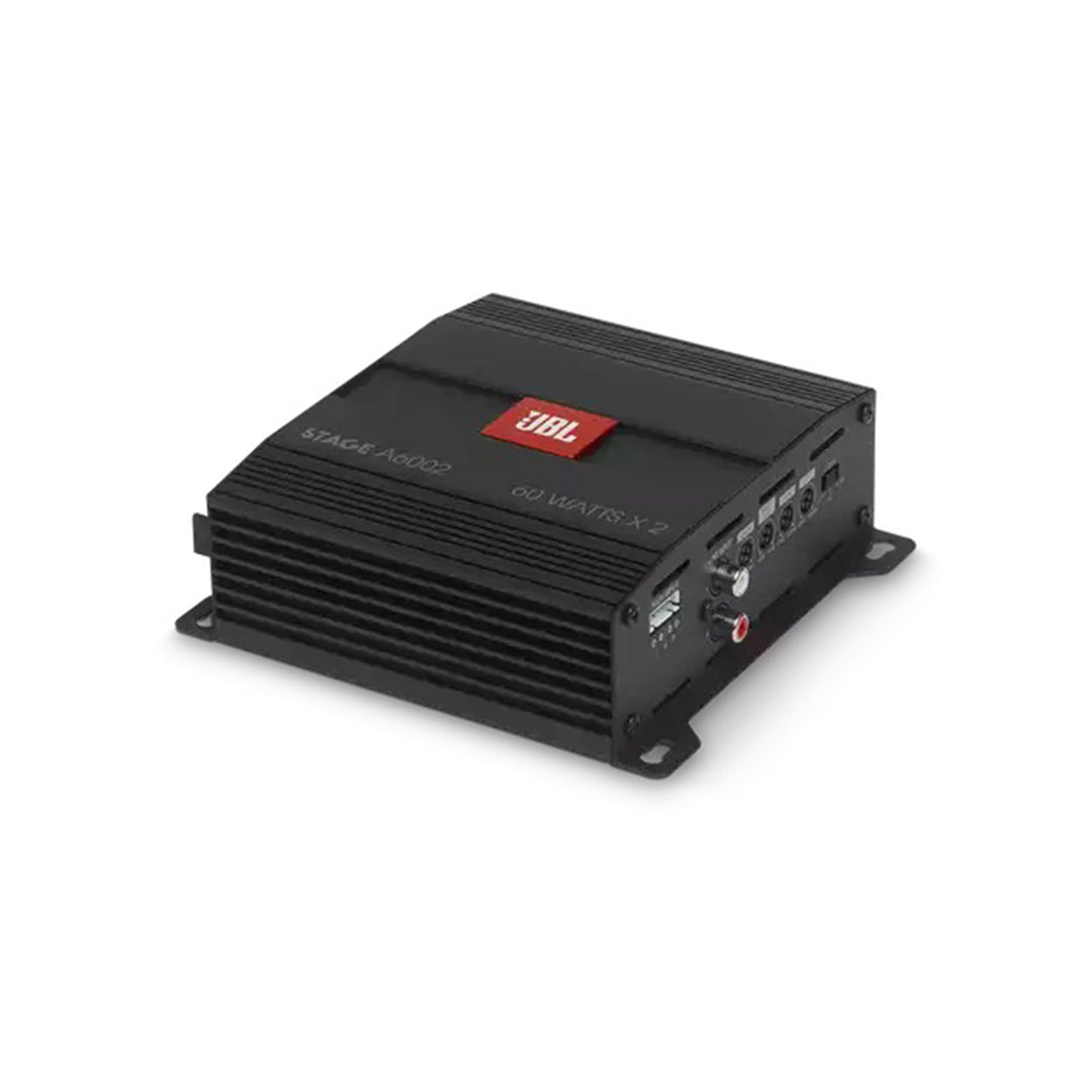 JBL Stage A6002AM 2-Channel Full Range Amplifier 100W - High Power Car Audio Amp for Enhanced Sound in Vehicles & Home Stereo Systems