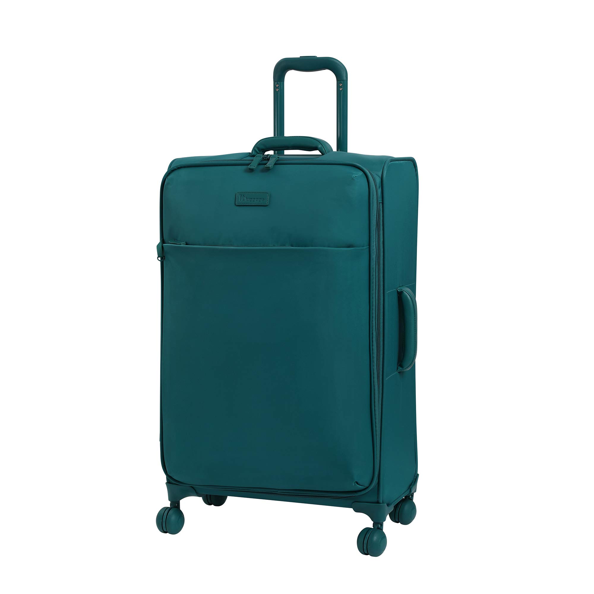 it Luggage Lustrous Lightweight Expandable Spinner Suitcase - 28-Inch Checked-Medium Size, Harbor Blue - Perfect for Air Travel & Business Trips with Smooth 360° Wheels