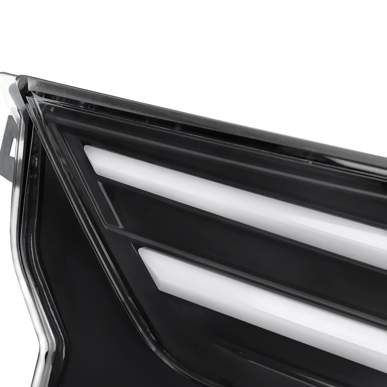 Spec-D Tuning Black LED Sequential Tail Lights with White Light Bars & Startup Animation for 2018-2022 Honda Accord 4-Door Sedan - Left & Right Pair Assembly | Enhanced Night Visibility & Modern Style Upgrade