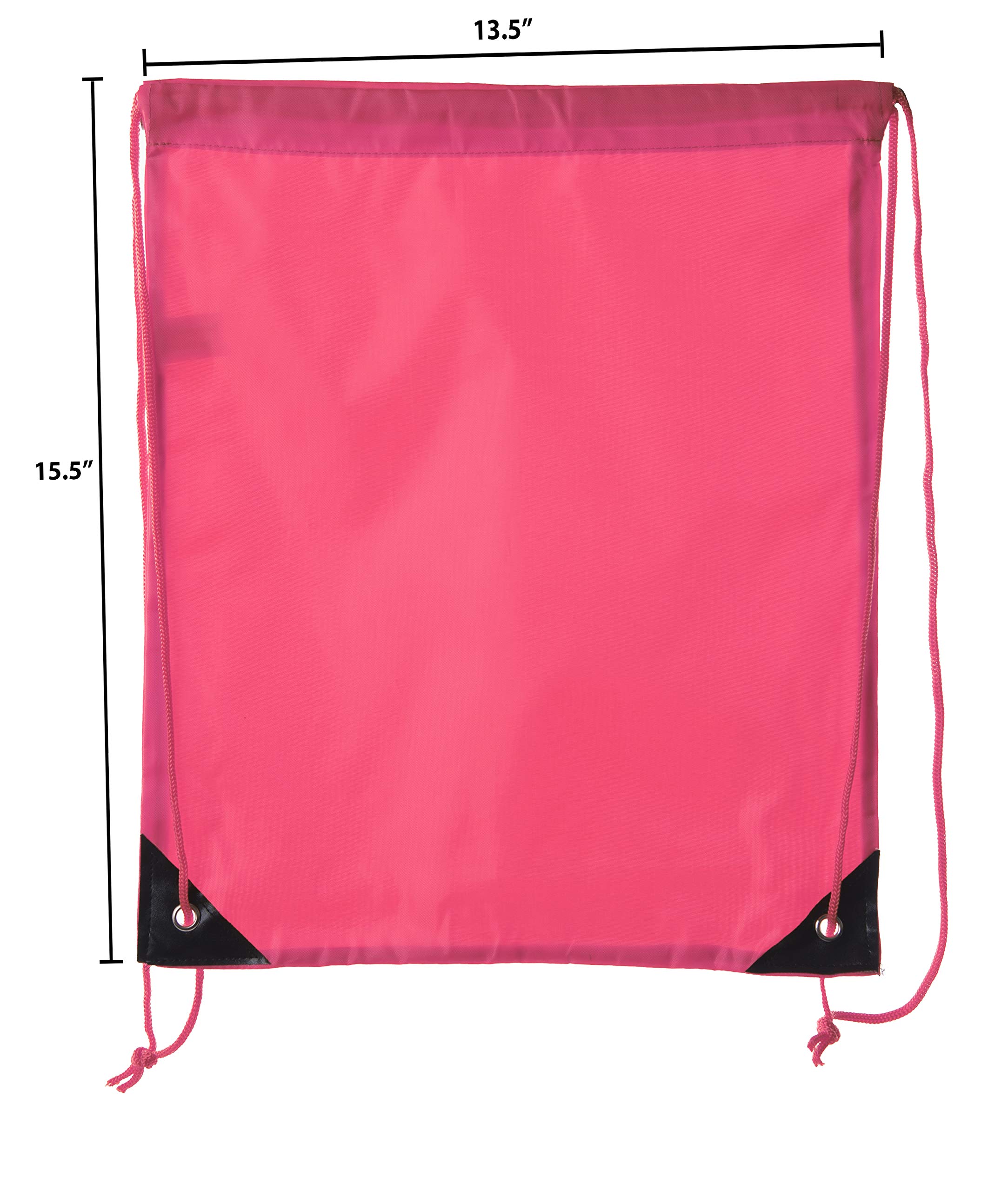 Mato & Hash Drawstring Bulk Bags - 15 Color Options (1PK to 100PK) | Durable Cinch Sacks & Backpack Pull String Bags for Storage, Travel, Gym & Beach | Bulk Packaging Solution for Retail & Wholesale