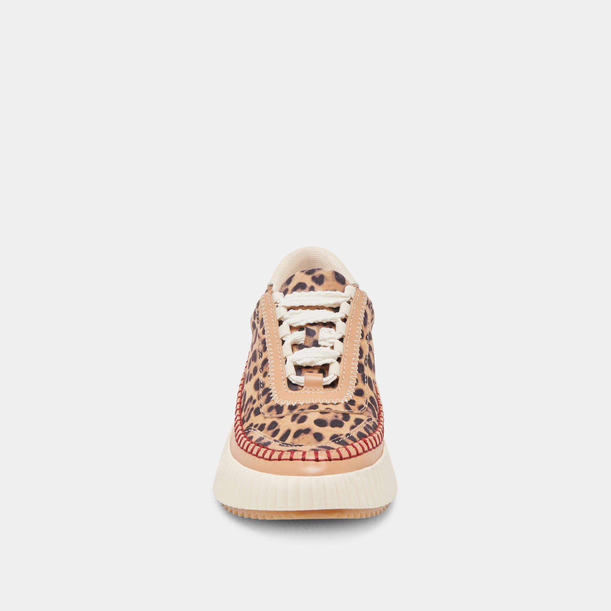 DOLEN Women's Leopard Print Suede Sneakers - Fashionable Comfort for Casual Wear, Walking & Everyday Outfits