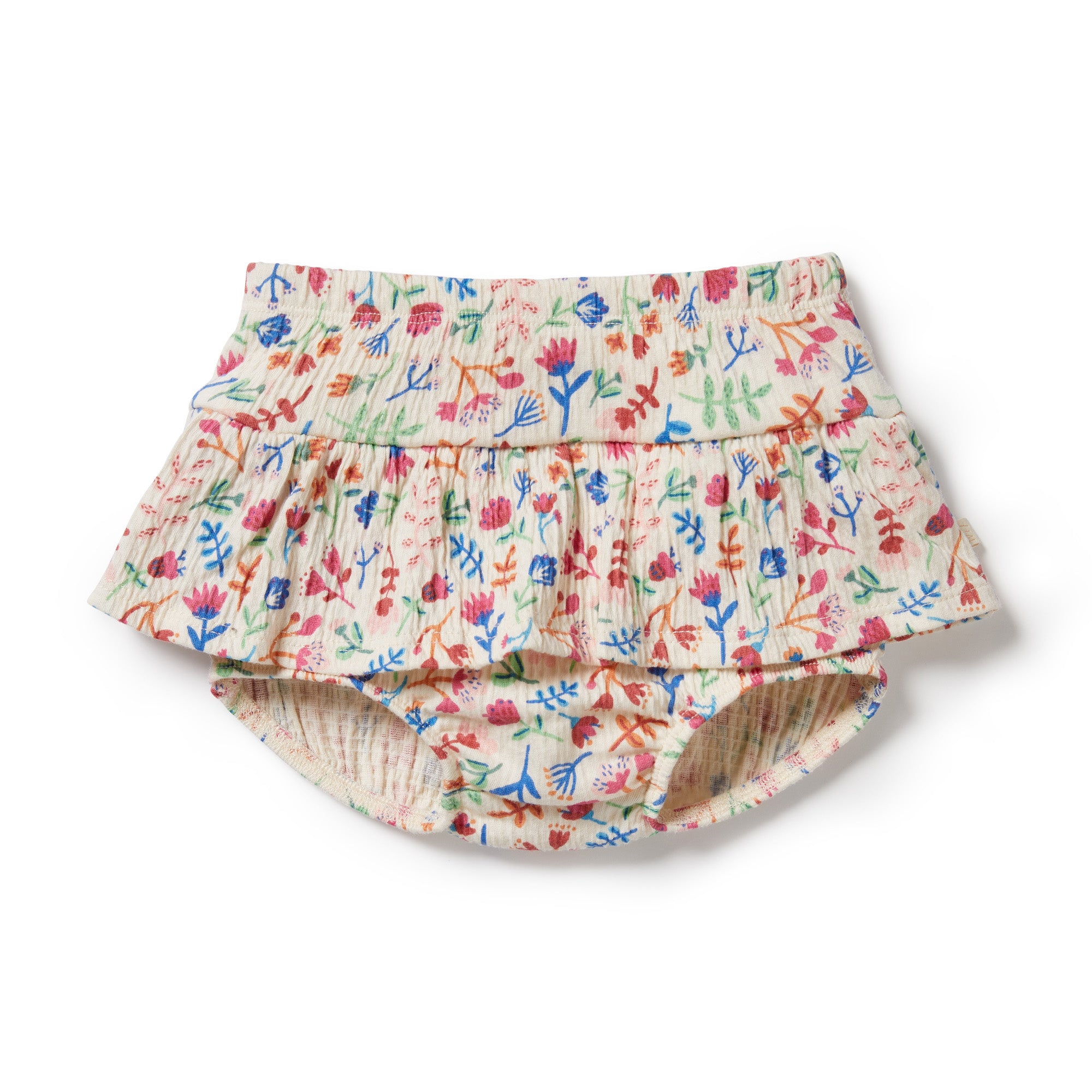 Tropical Garden Crinkle Ruffle Nappy Pant - Soft Baby Diaper Cover for Girls & Boys - Perfect for Photo Shoots, Playtime & Special Occasions