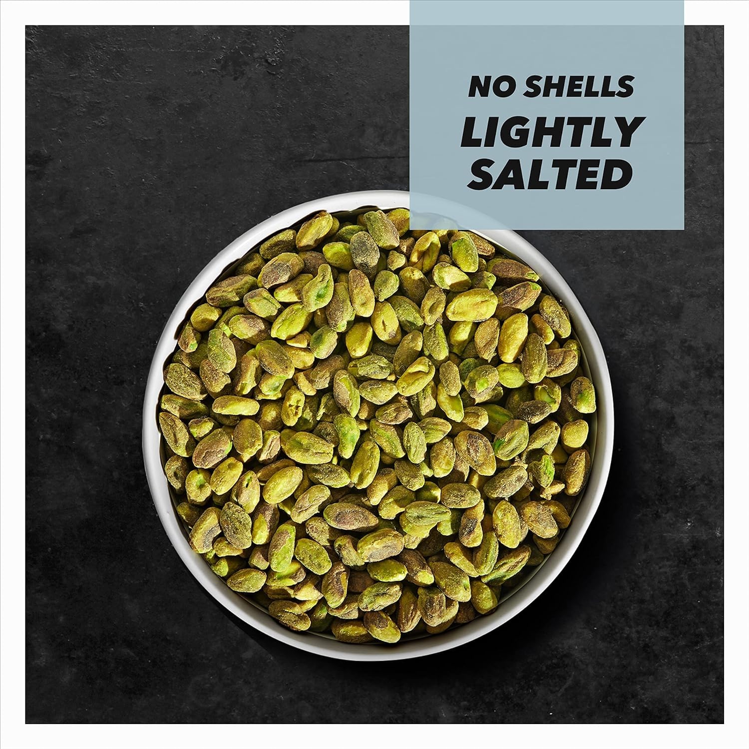 Wonderful Pistachios No Shells, Lightly Salted - 6oz Resealable Bag | High Protein, Gluten Free Healthy Snacks for Work, Gym & Travel | Keto Friendly Nuts for Weight Loss & Heart Health