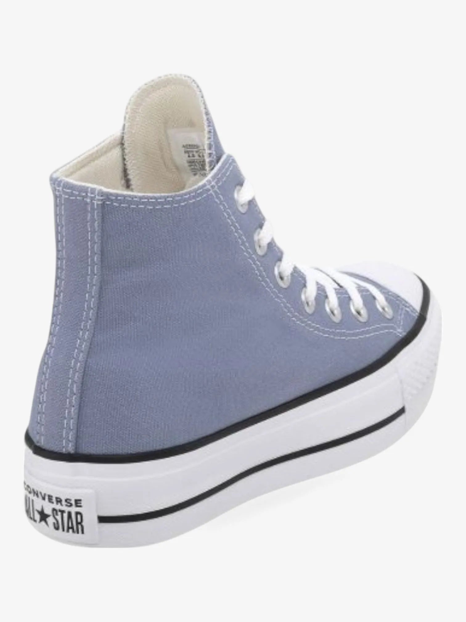 Converse Chuck Taylor All Star High Top Platform Sneakers in Sky Blue - Stylish & Comfortable for Casual Wear, Street Fashion & Everyday Outfits