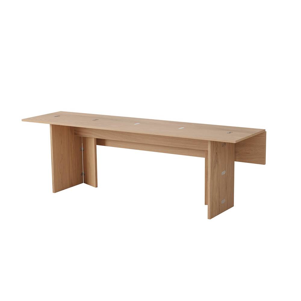 PRE ORDER DESIGN HOUSE STOCKHOLM Flip Table, Solid Oak - Folding Dining Table, Space Saving Furniture for Small Apartments, Kitchen, or Outdoor Patio (3 Sizes Available)