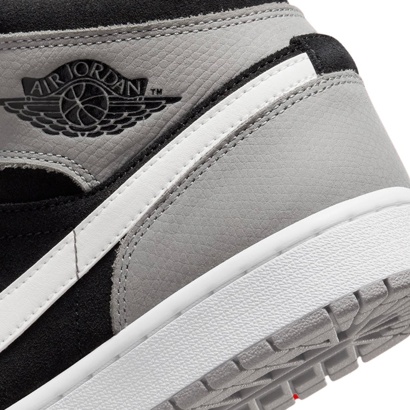 Air Jordan 1 GS Sneakers - Black White Grey Cement Elephant Print Basketball Shoes for Women & Girls - Perfect for Streetwear, Gym & Casual Fashion