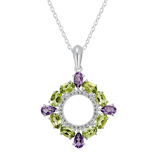 Amethyst + Peridot