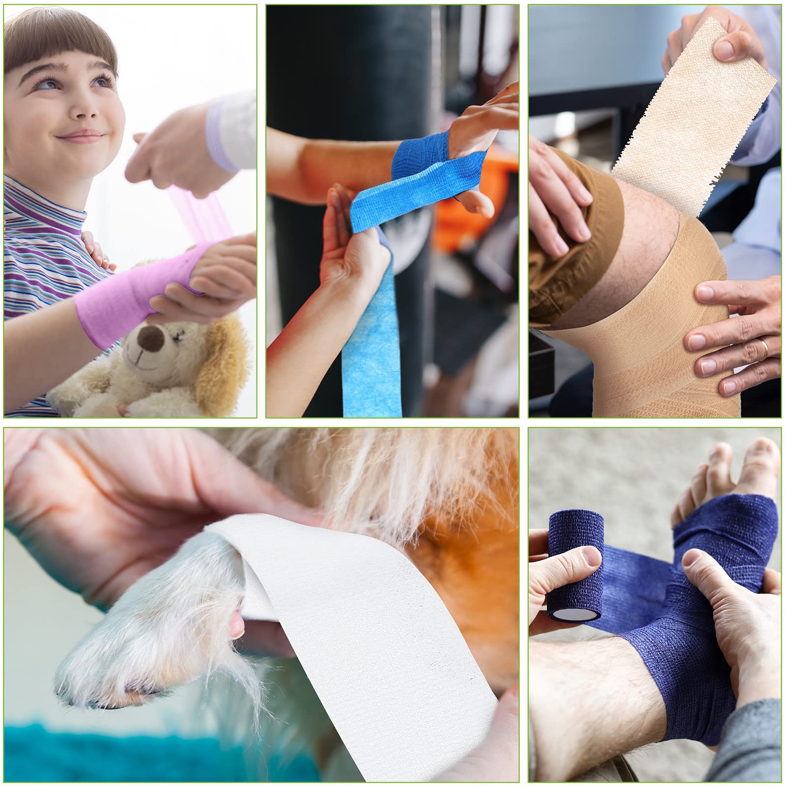 Treela 48 Pack Self Adhesive Wrap Bandages - 3