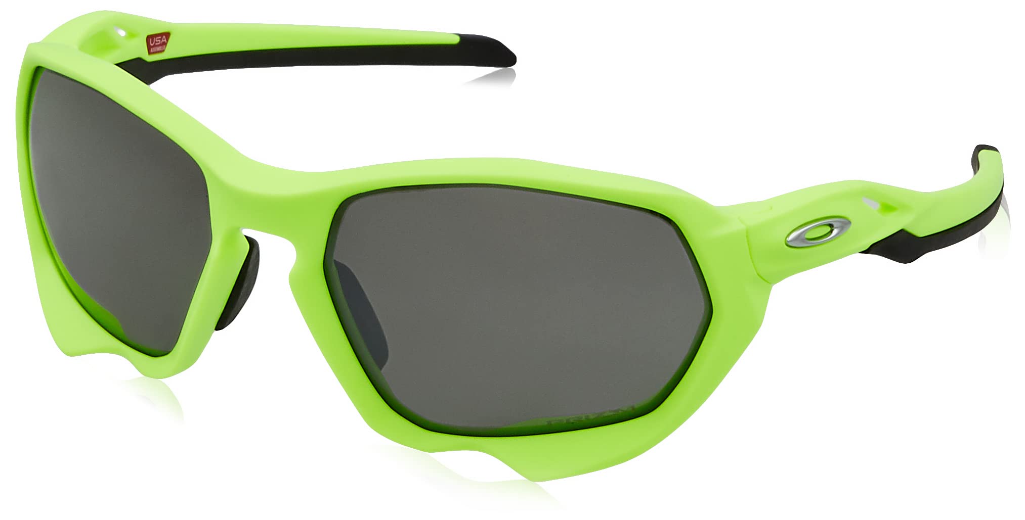 Oakley Men's Oo9019a Plazma Low Bridge Fit Rectangular Sunglasses - Polarized UV Protection Sports & Driving Shades for Active Lifestyle