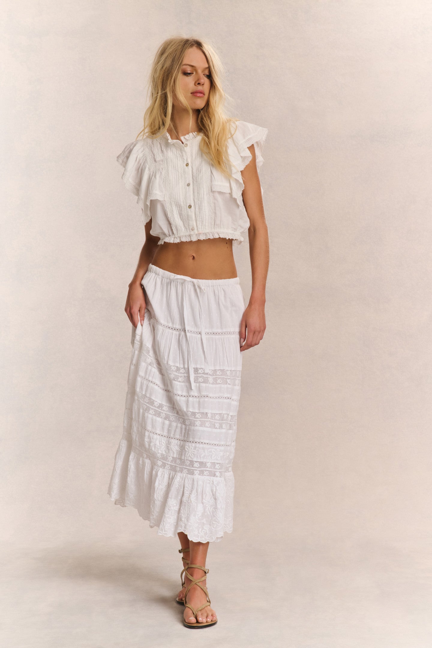 Vintage Donna Heritage Midi Skirt for Women - Flowy A-Line Skirt with Pockets | Perfect for Office, Date Night & Casual Outfits