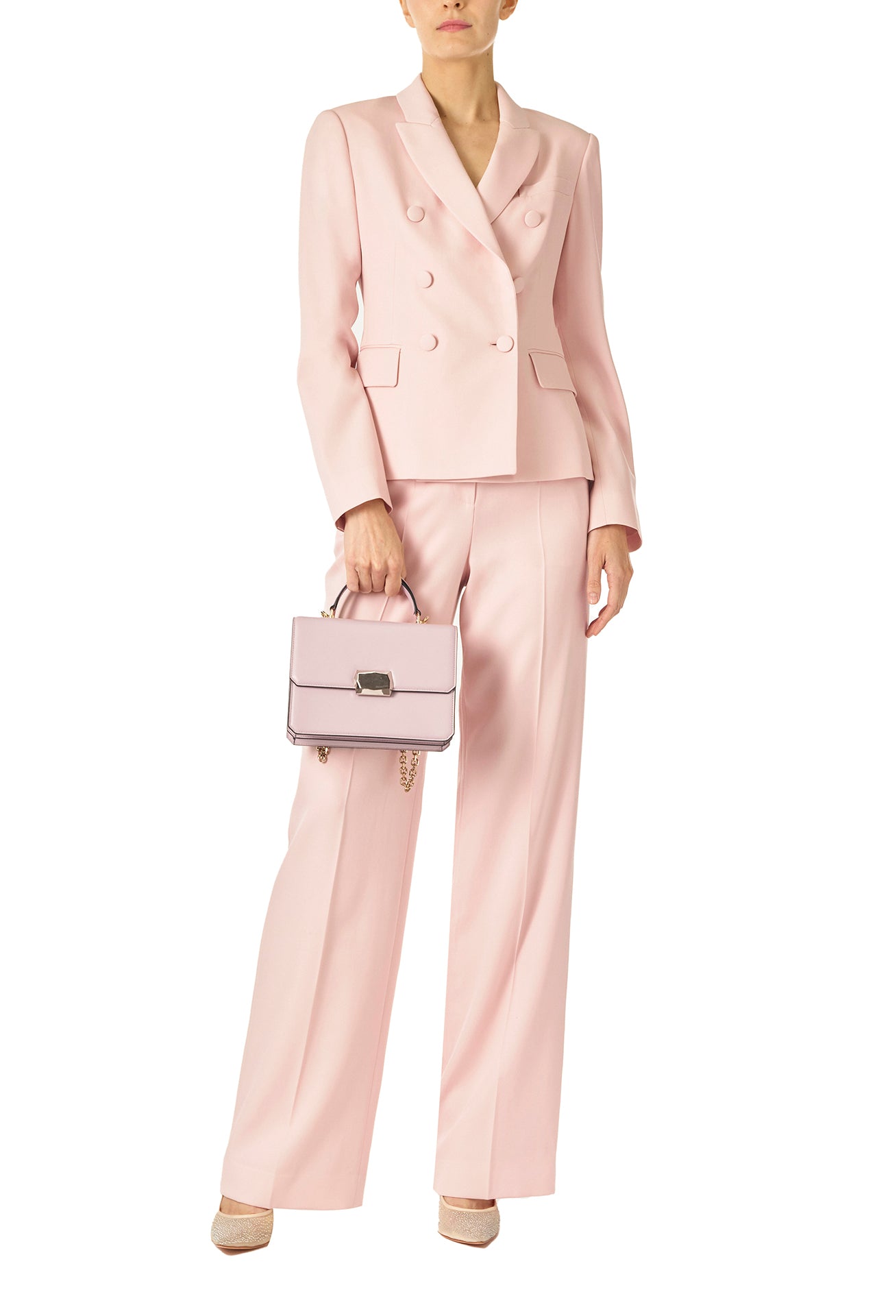 Double Breasted Blazer for Women - Elegant Formal Business Jacket with Notched Lapel | Perfect for Office Wear, Interviews & Professional Events
