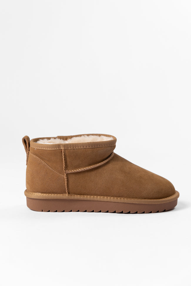 Georgia Chestnut Mini Boots for Women - Waterproof & Comfortable Ankle Boots for Fall & Winter - Perfect for Casual Outfits, Work & Outdoor Activities
