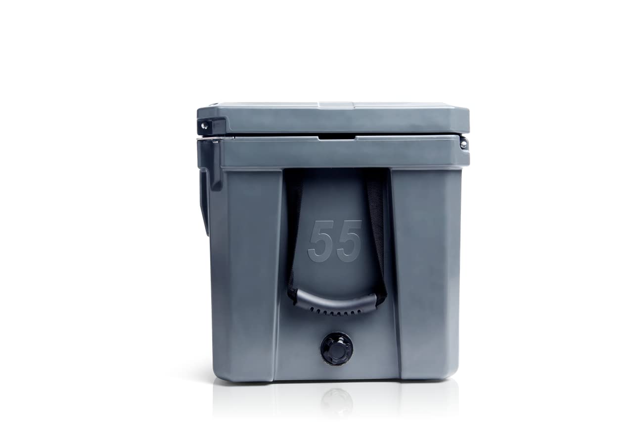 Cobalt 55 Quart Roto Molded Super Ice Cooler - Heavy Duty Large Ice Chest Keeps Ice Cold for 3 Days | Perfect for Camping, Beach Trips, Tailgating & Outdoor Adventures