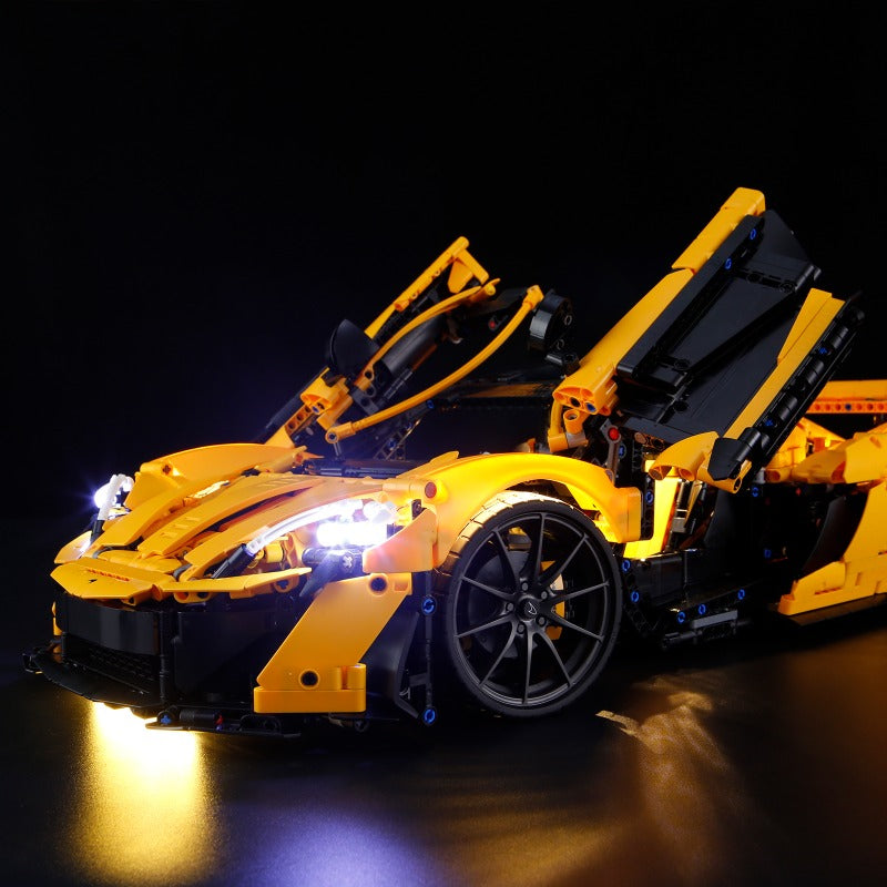 McLaren P1 1:8 Scale Model Car - 3893 Piece Building Block Set for Adults & Collectors - Perfect for Display, Gifts & Racing Enthusiasts