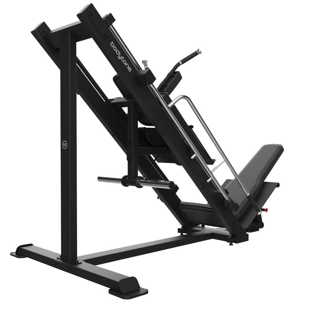 BodyTone Leg Press and Hack Squat Machine - Professional Gym Equipment for Home & Commercial Use - Perfect for Leg Workouts, Strength Training, and Fitness Enthusiasts
