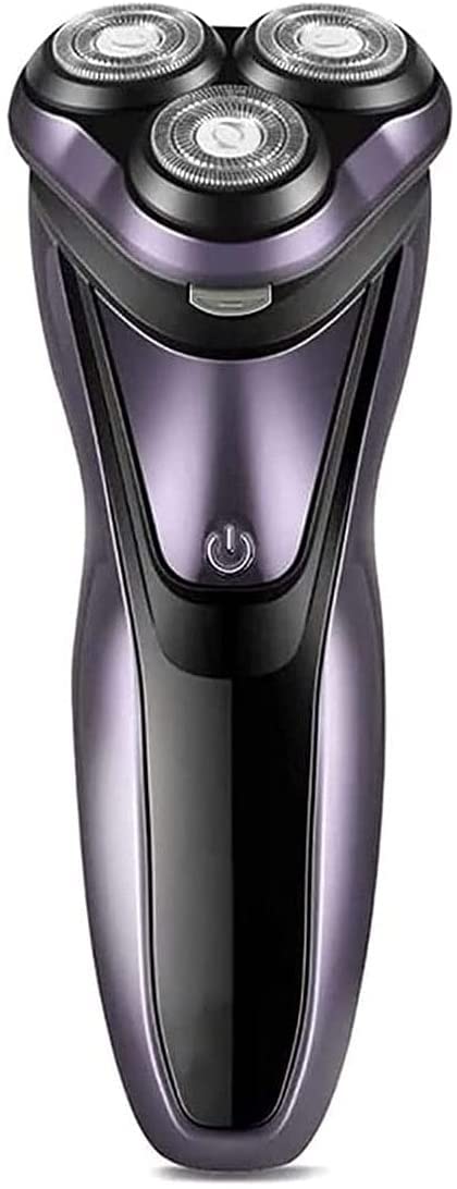 Premium Electric Razor for Men - Rotary Shaver & Beard Trimmer with Wet/Dry Use, Waterproof USB Charging & Pop-up Trimmer | Perfect Gift for Men, Dad, Husband | Ideal for Travel, Gym & Daily Shaving (Purple)