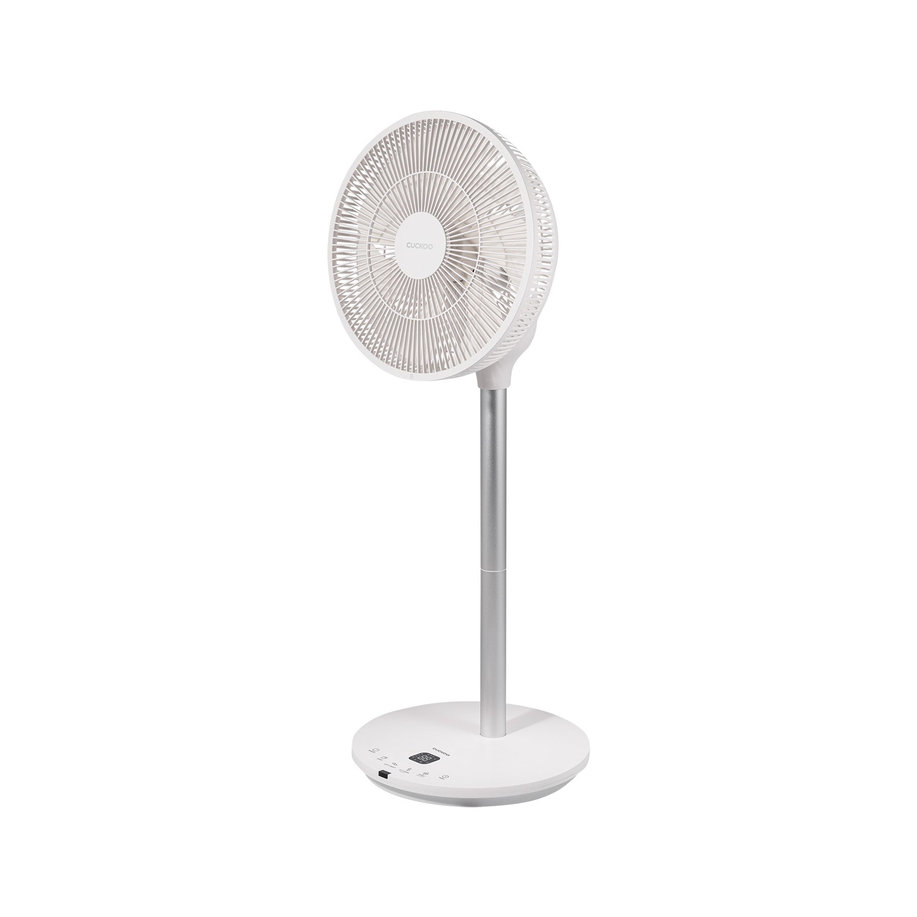 360° Rotation Air Circulator Fan - Powerful Standing Fan with Adjustable Height (CF AC1410WH) for Home, Office & Bedroom Cooling - Quiet Oscillating Fan for Year-Round Air Circulation