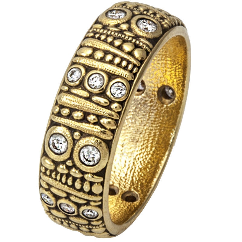 Alex Sepkus Wide Large Band Ring Size 22A - Elegant Statement Jewelry for Women, Perfect for Weddings, Parties & Special Occasions