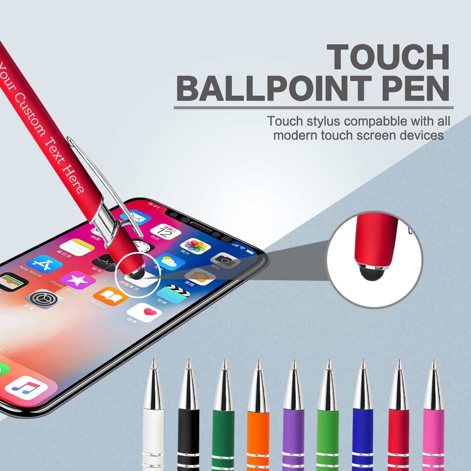 Custom Engraved Personalized Pens with Name - Bulk 36pc Set for Business, Graduation & Birthday Gifts - Ballpoint Pen with Logo & Text - Perfect for Corporate Events, School Supplies & Party Favors