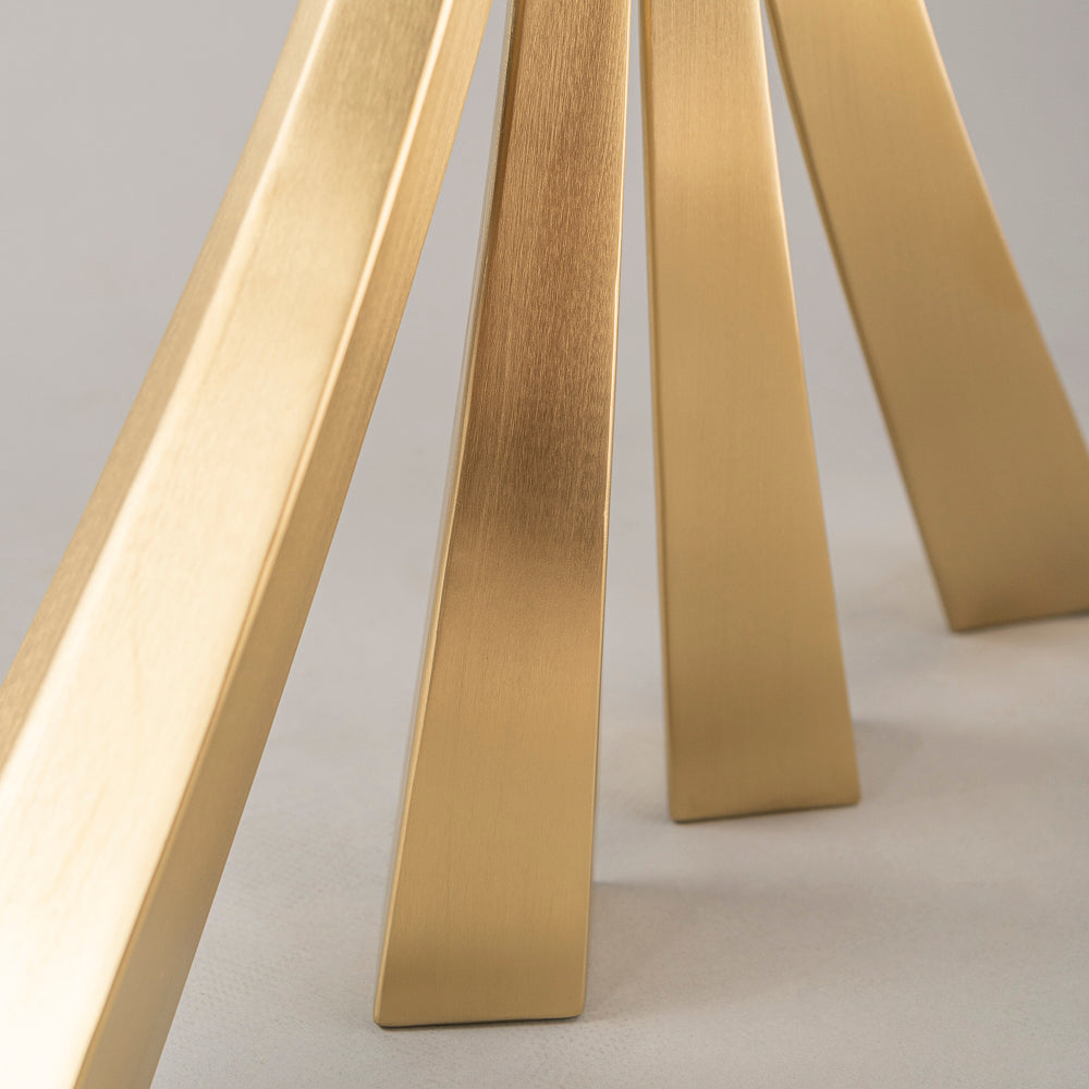 Modern Gold Table Legs 420 Akro 28H - Sturdy DIY Dining Table Base for Kitchen, Restaurant & Home Decor Furniture