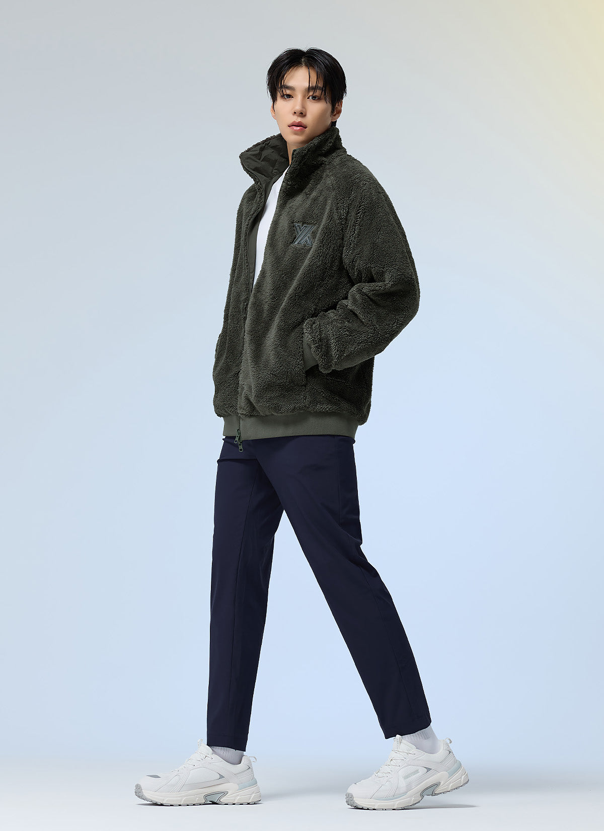 Men's Stretchable Elastic Waist Pants - Comfortable Casual & Work Trousers for Everyday Wear, Travel & Office