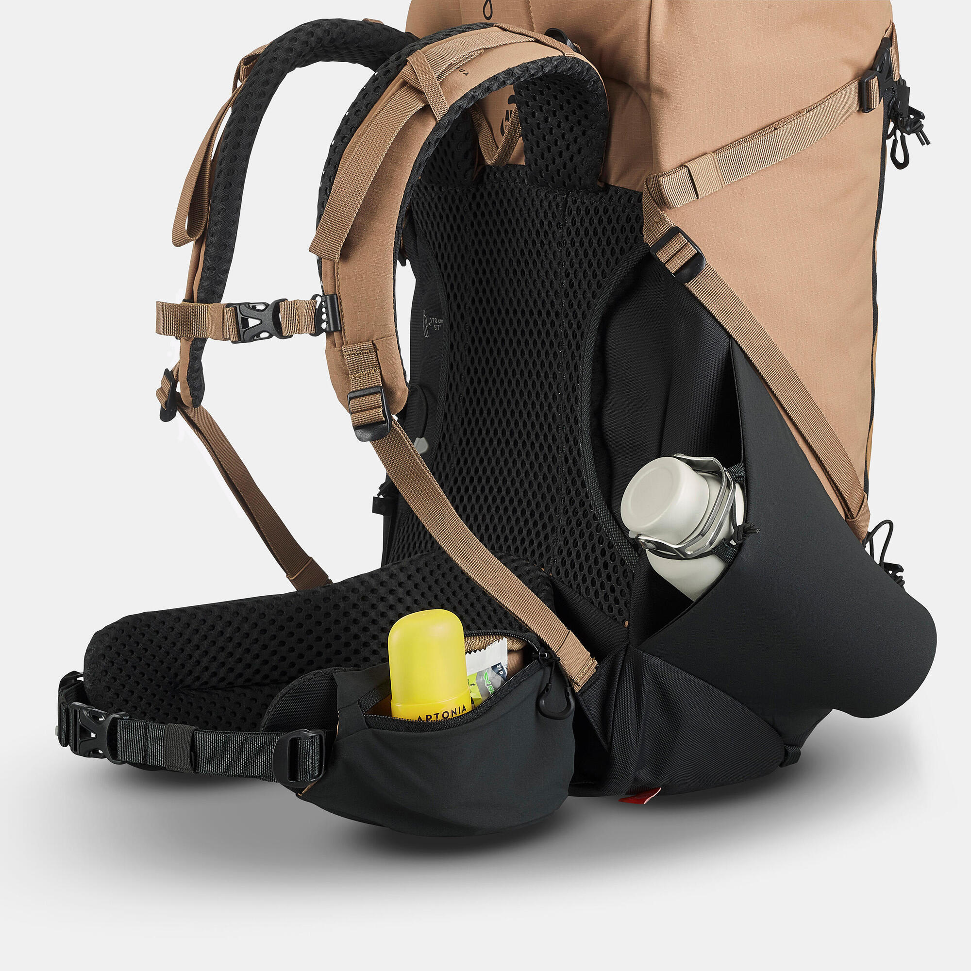 Quechua MH500 40L Hiking Backpack - Lightweight Waterproof Outdoor Backpack for Men & Women - Perfect for Trekking, Camping & Travel Adventures