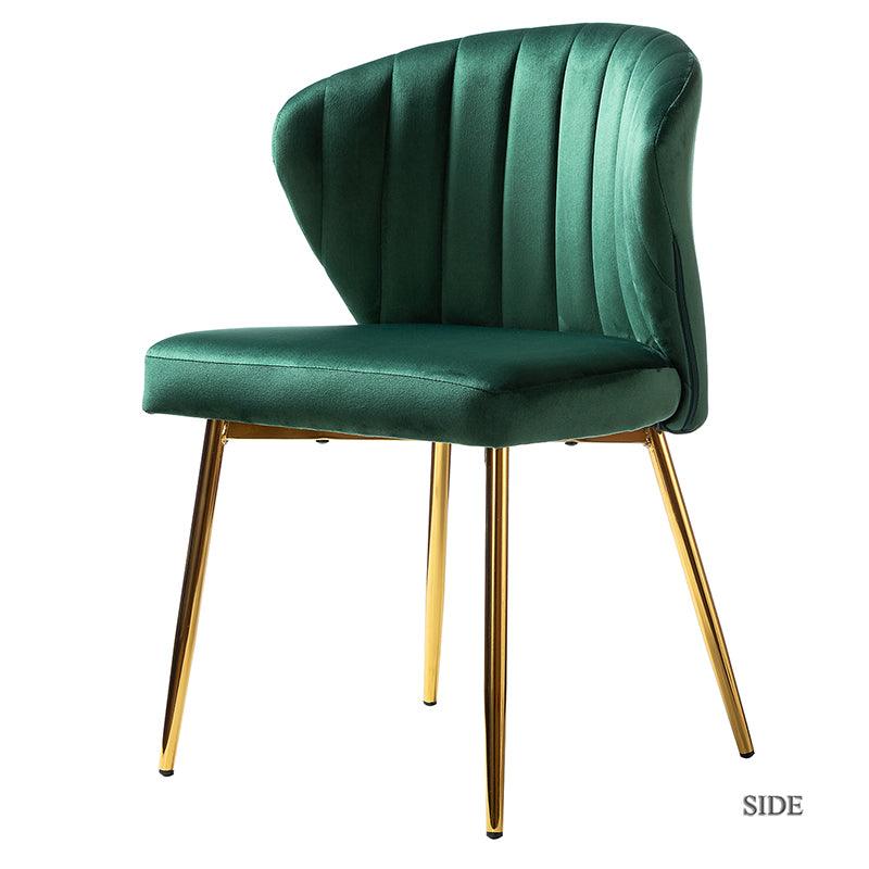 Luxury Aruna Velvet Upholstered Accent Chair - Soft Velvet Fabric, Comfortable Seating for Living Room, Bedroom, or Office - Elegant Home Decor & Stylish Furniture