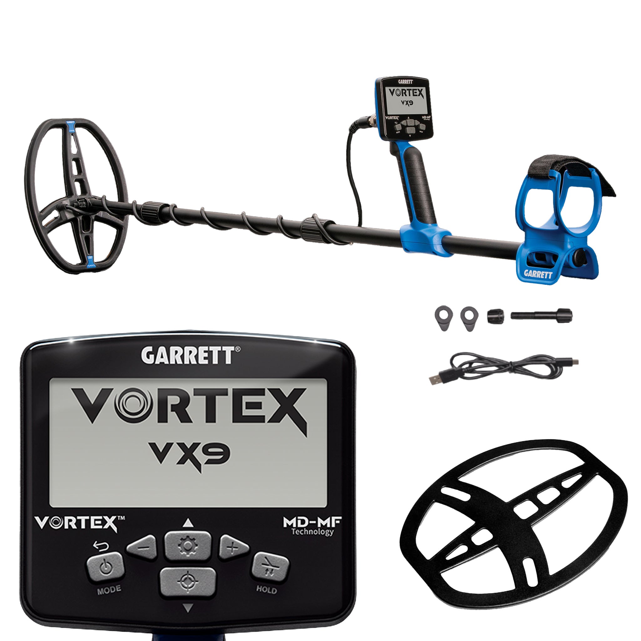 Garrett Vortex VX9 Metal Detector - Open Box | Professional Gold & Treasure Hunting Equipment for Beach, Park & Outdoor Adventures
