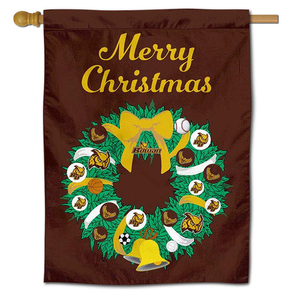 Rowan Profs Happy Holidays Christmas Banner Flag - Festive Decoration for Home, Office & Classroom - Perfect for Christmas Party Decor & Holiday Celebrations