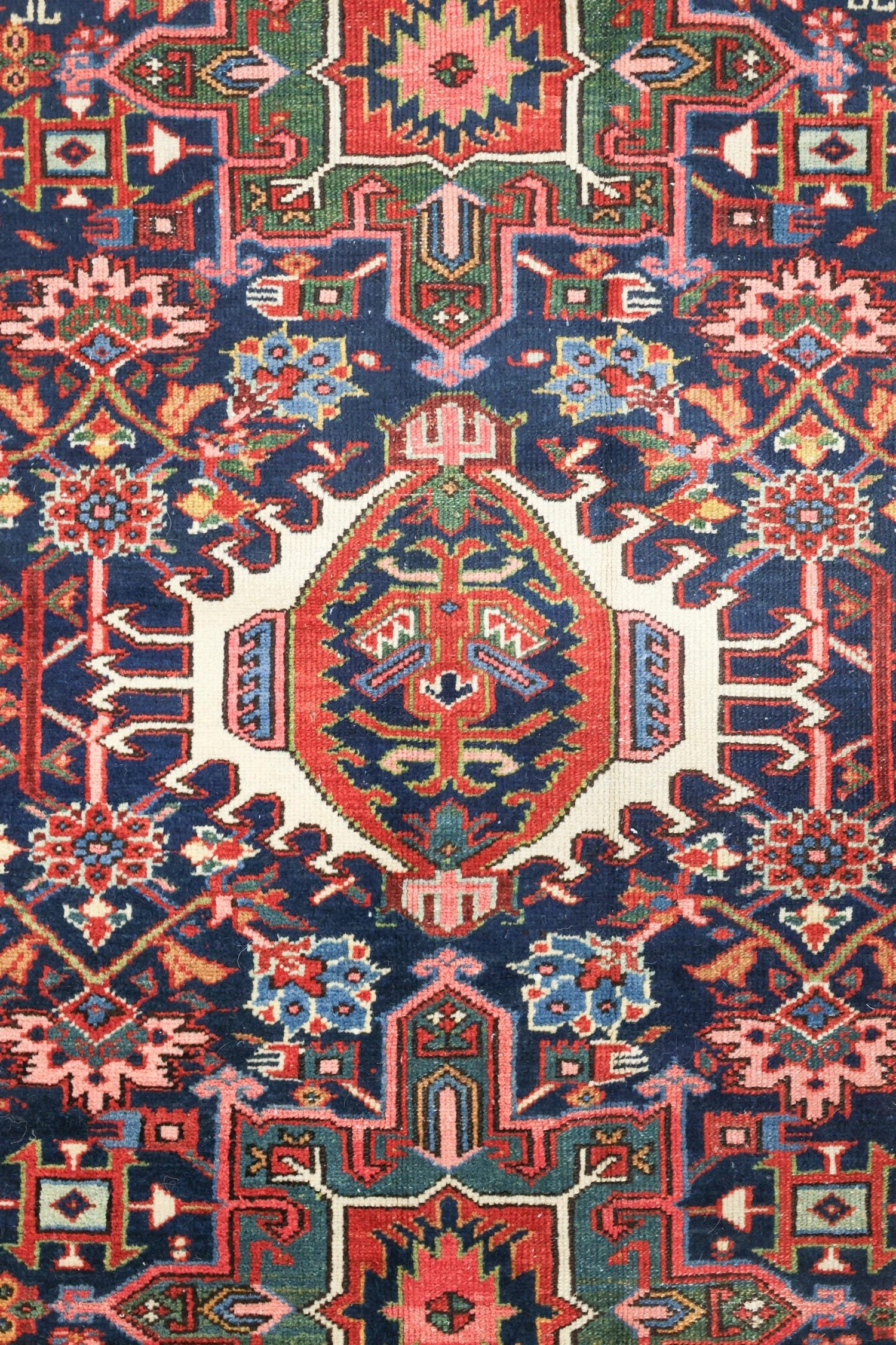 Authentic Antique Karaja Handwoven Tribal Rug - J67622 - Perfect for Boho Home Decor, Living Room, or Bedroom