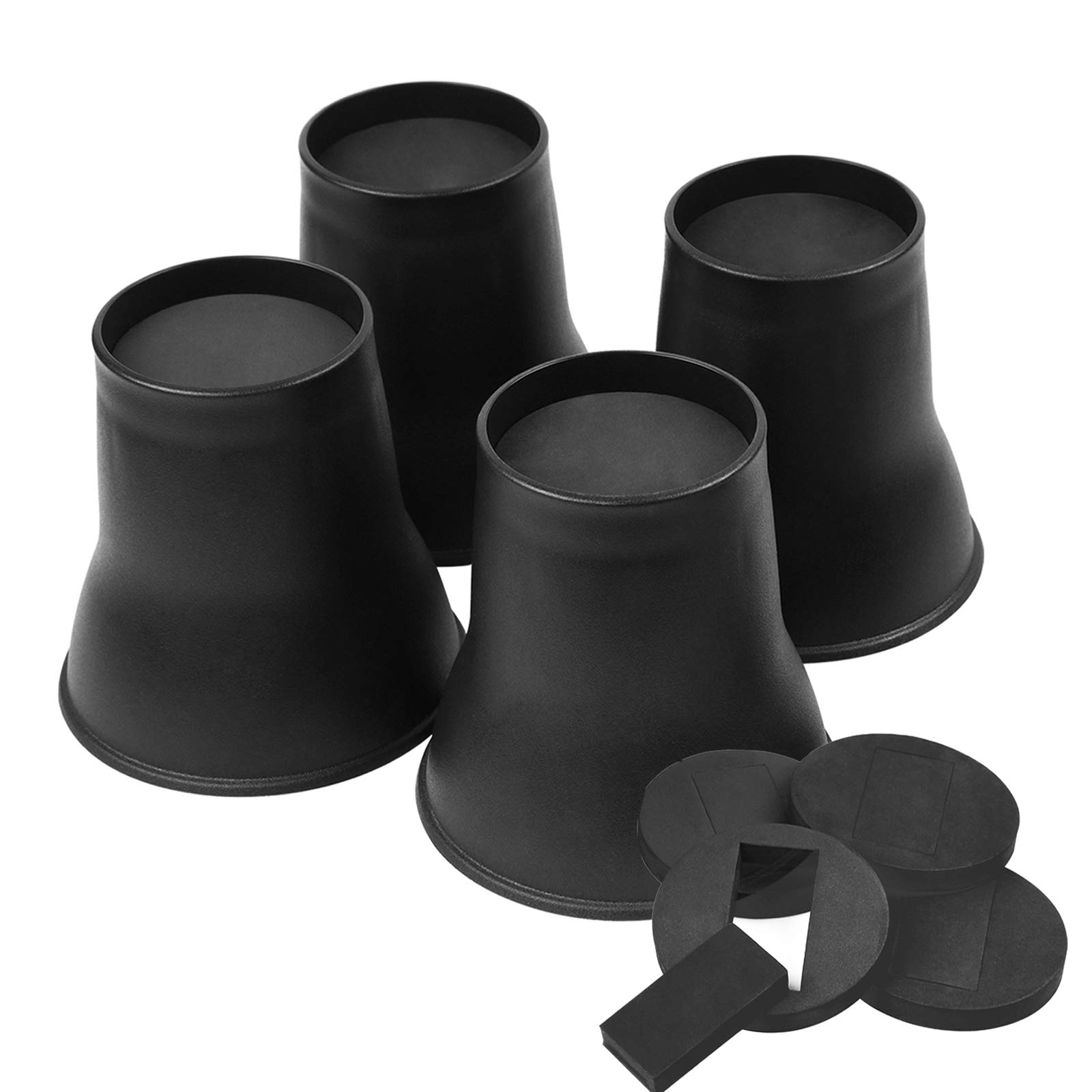 BTSD-home Adjustable Bed Risers 8 Pack - 3