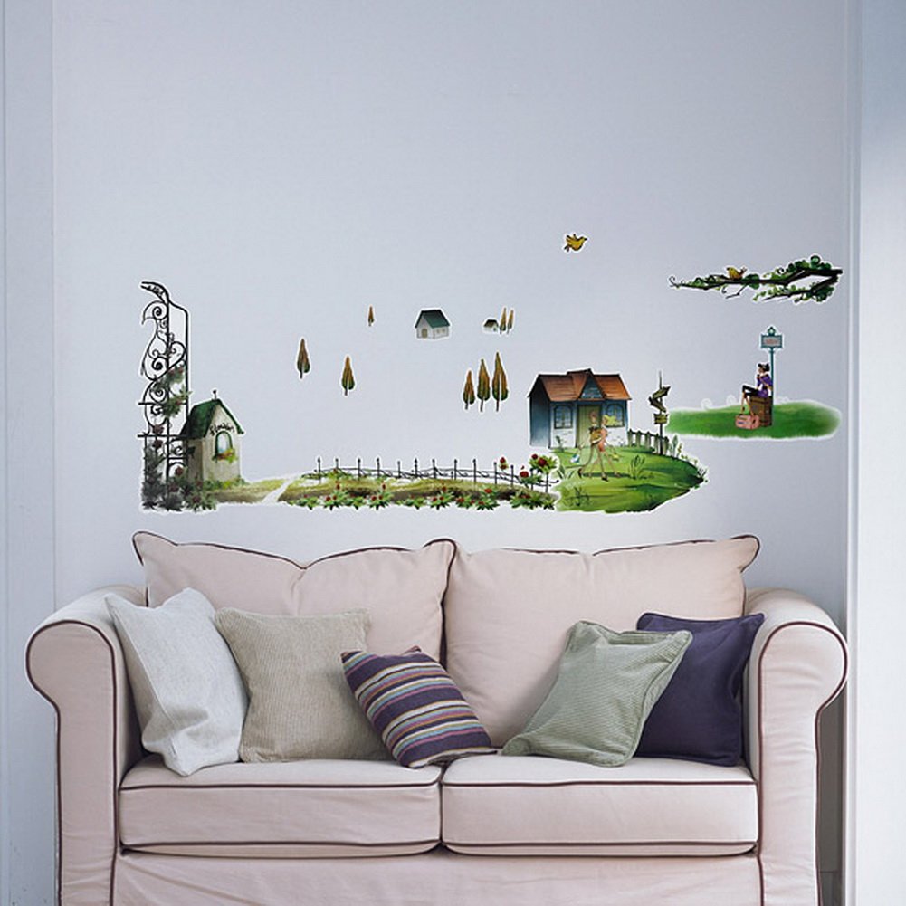 Sky Home - Premium Wall Decals & Stickers for Home Decor - Perfect for Living Room, Nursery, Bedroom, and Office Wall Art