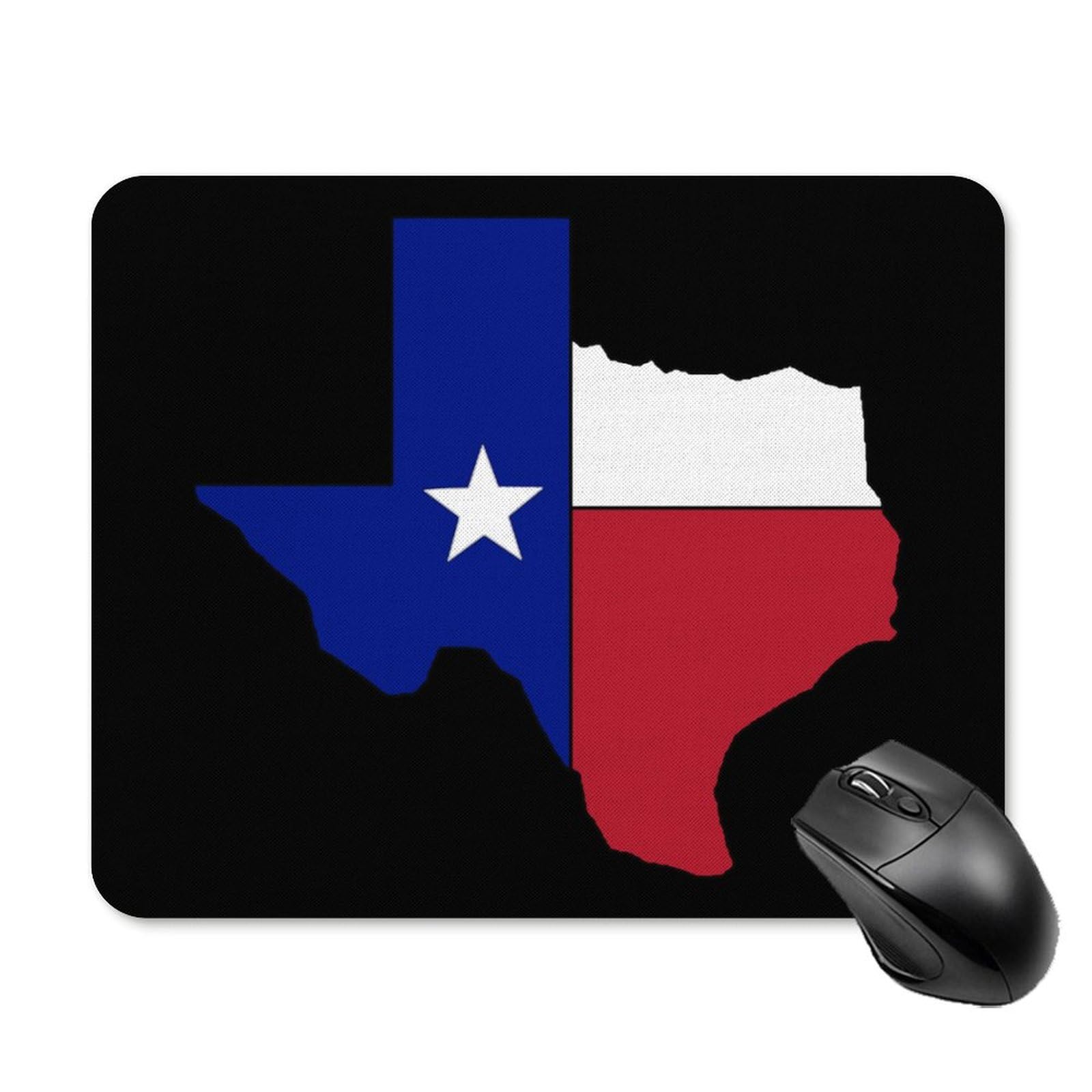 Texas Flag Map Mouse Pad - Durable Non-Slip Waterproof Gaming Mouse Mat (20x25cm) for Home & Office Use | Perfect for PC, Laptop, Workstation & Gaming Setup