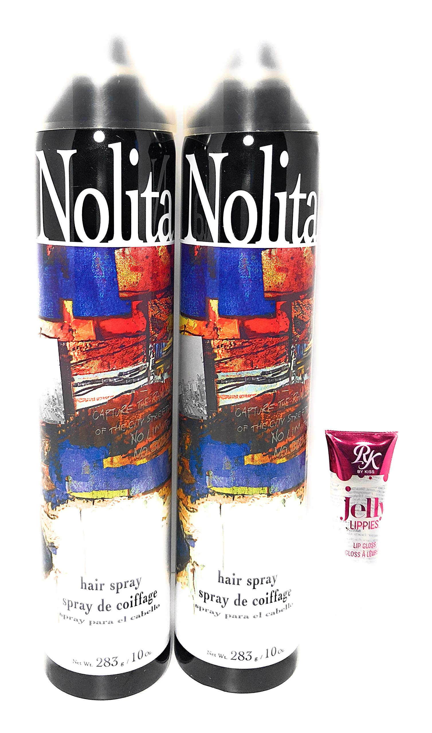 Nolita Hair Spray 10 Oz Can - 2 Pack | Strong Hold Hairspray for Women & Men | Salon Quality Styling for All Hair Types | Perfect for Daily Use, Special Occasions & Professional Styling