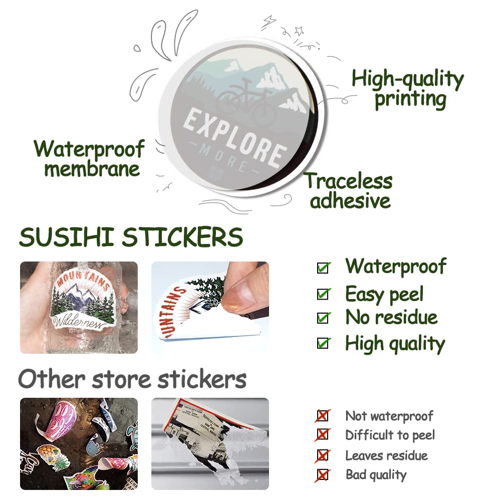 160 Pcs Nature Stickers for Kids - Waterproof Vinyl Decals for Water Bottles, Laptops, Notebooks & DIY Crafts - Perfect for School, Office & Home Decor