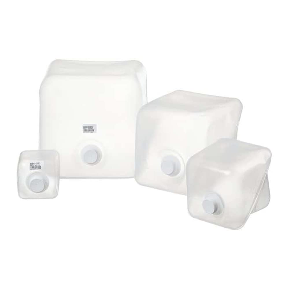 I-Chem 300 Series 1 Gallon LDPE Translucent Cubitainers with Cap - FDA Certified, 1.19