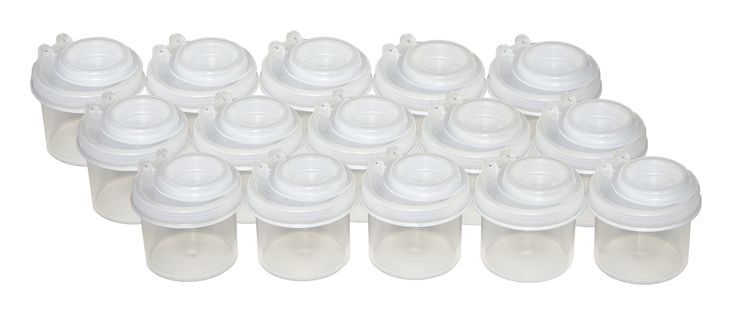 Hall Brothers Brazza Outdoors - Set of 10 Mini Spice Jars with Sifter and Cap, 15ml - Perfect for Camping, Kitchen Organization & Travel Spice Storage