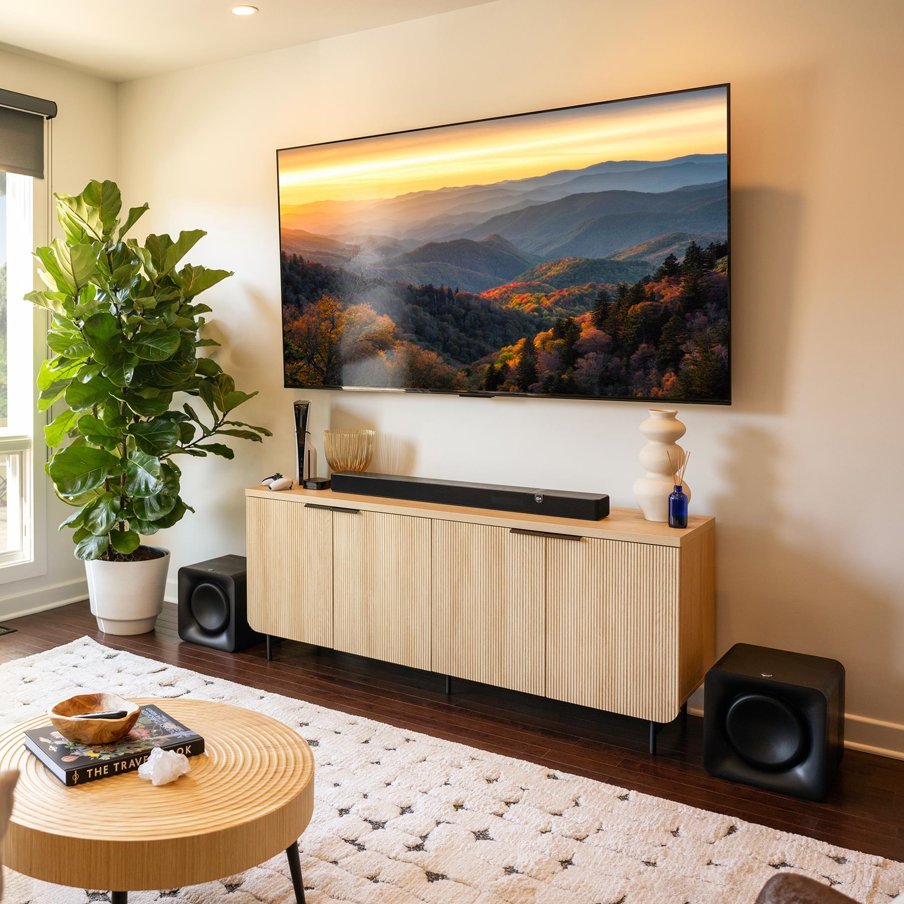 Klipsch Flexus Core 200 3.1.2 Channel Sound Bar with Dolby Atmos - Premium Home Theater Audio System for Movies, Music & Gaming - Perfect for Living Room & Entertainment Spaces