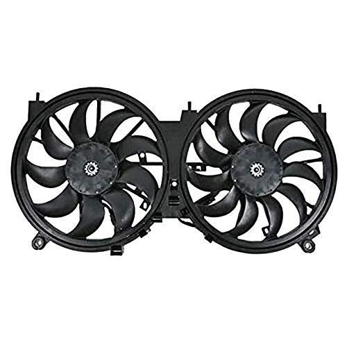 Nissan Murano Cooling Fan Replacement 2012-2014 - Compatible with Part Numbers 21481-1Aa0a, 21483-1Aa0a, 21486-Jg30a, 21486-Jk60a, 21487-1Aa0a - High Performance Radiator Cooling Fan for Engine Overheating Protection - Perfect for Summer Driving and Heavy Traffic Conditions