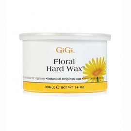 Gigi Pot Wax - Floral Scented Hard Wax for Hair Removal, 14oz - Perfect for Salon, Spa & At-Home Use