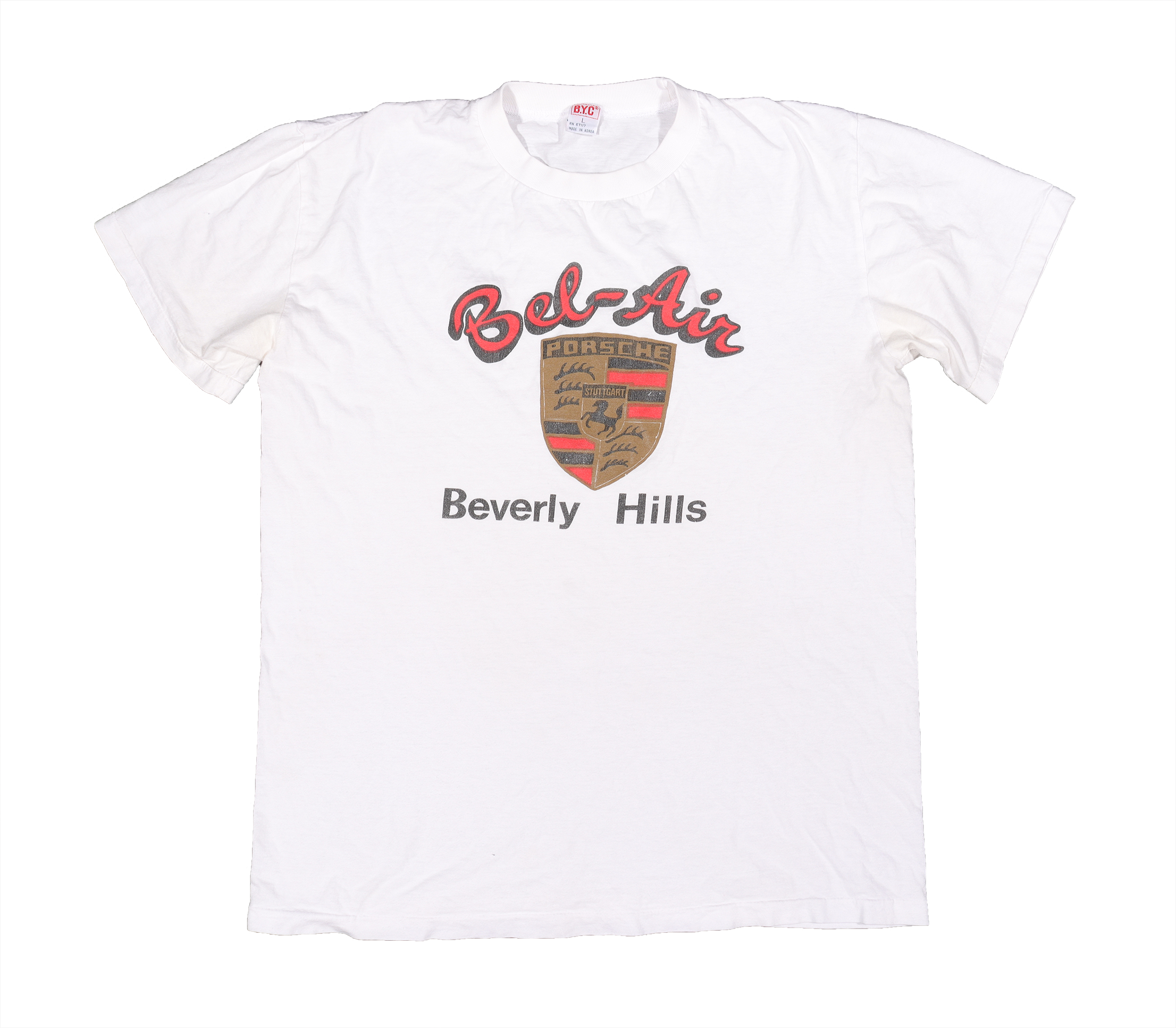 Vintage 1980s Porsche Beverly Hills T-Shirt - Classic Retro Car Enthusiast Tee for Men & Women - Perfect for Casual Wear, Car Shows, and Porsche Fan Gifts