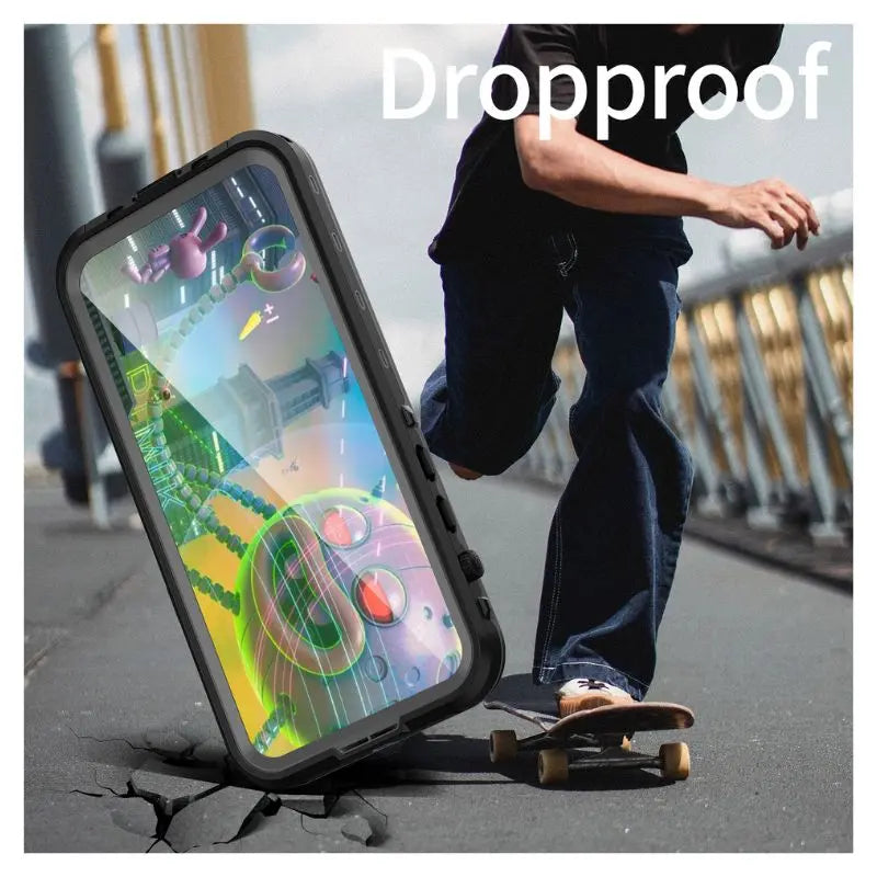 Waterproof iPhone Cases for Apple iPhone 7/8/X/11/12/13/14 Pro Max - Shockproof & Dustproof Protective Cover for Swimming, Hiking & Outdoor Activities