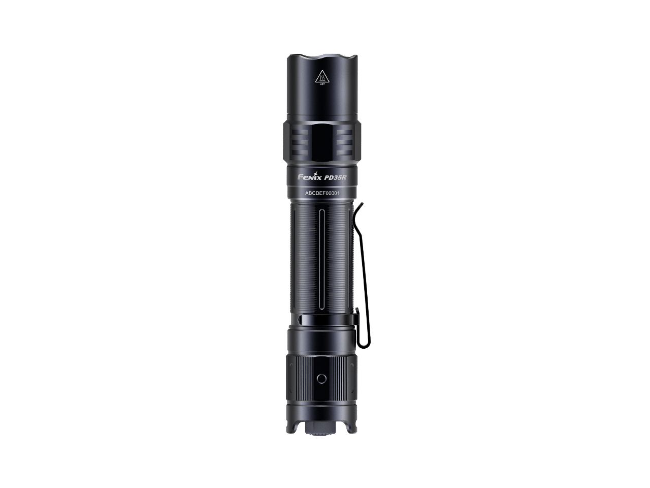 Fenix PD35R Compact Rechargeable Tactical Flashlight - 1600 Lumens, USB-C Charging, IP68 Waterproof for Outdoor, Camping, Hiking & Emergency Use
