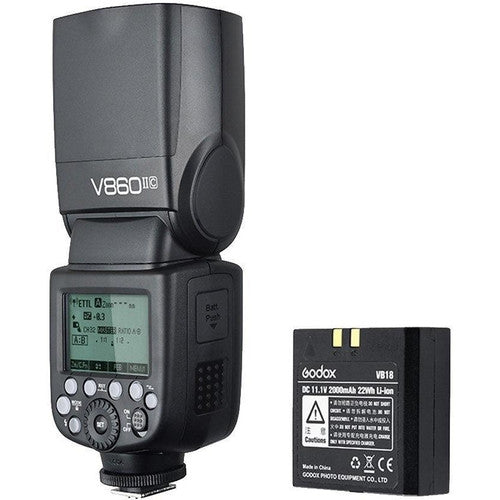 Godox VING V860II-C TTL Lithium-Ion Flash for Canon DSLR Cameras - Perfect for Portrait, Wedding, and Event Photography