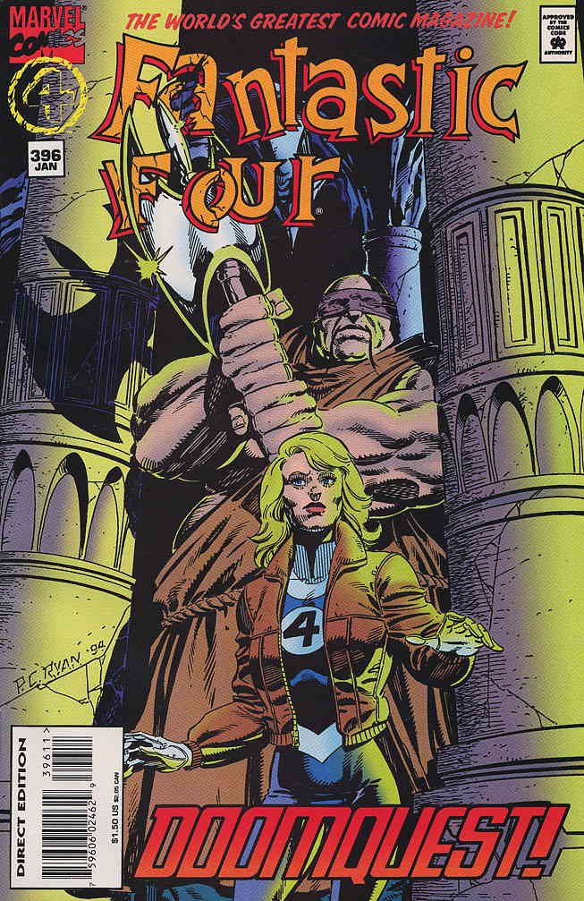 Fantastic Four (Vol. 1) #396 with Collectible Card - VF/NM Condition | Marvel Comic Book by Tom DeFalco | Perfect for Marvel Fans & Comic Collectors